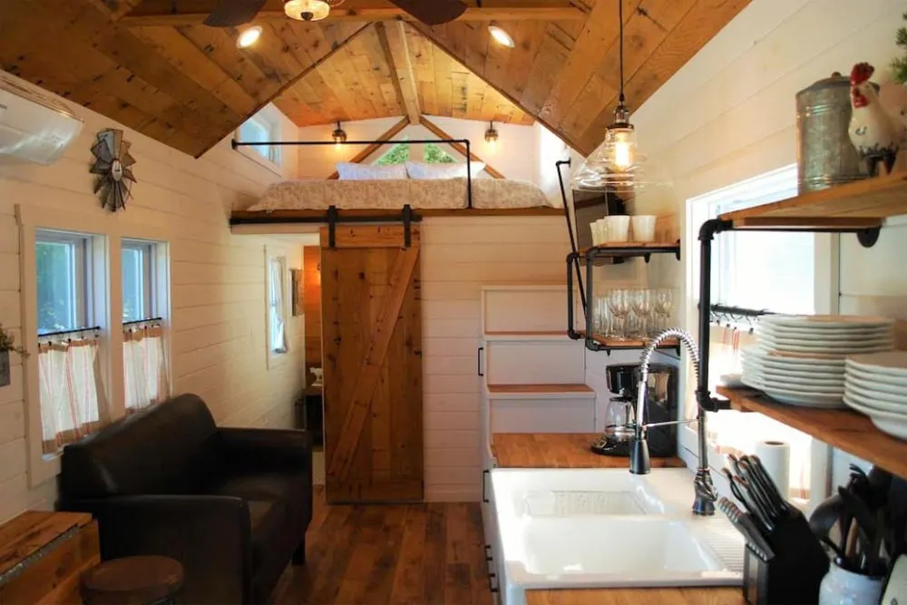 Living Area - Modern Farmhouse Take Three by Liberation Tiny Homes