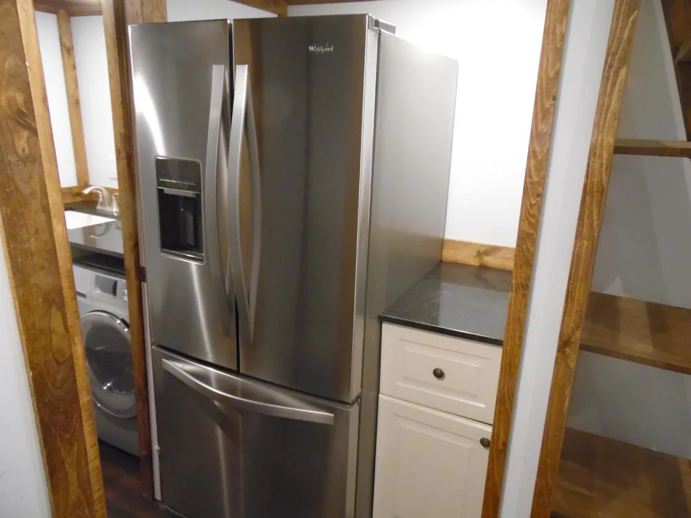 French Door Refrigerator - 27' Off Grid by Upper Valley Tiny Homes