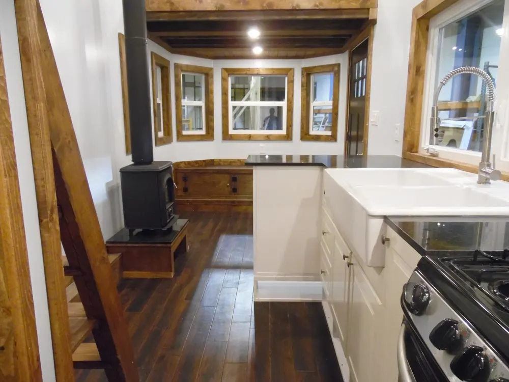 Kitchen & Living Area - 27' Off Grid by Upper Valley Tiny Homes