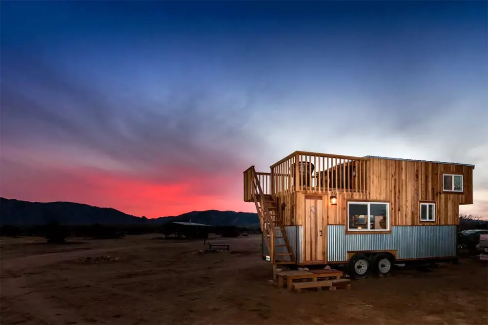 Tiny House Sunset - Peacock by Old Hippie Woodworking