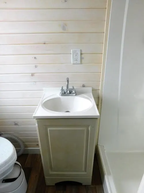 Bathroom Sink - Little Shack Out Back by Tiny Idahomes