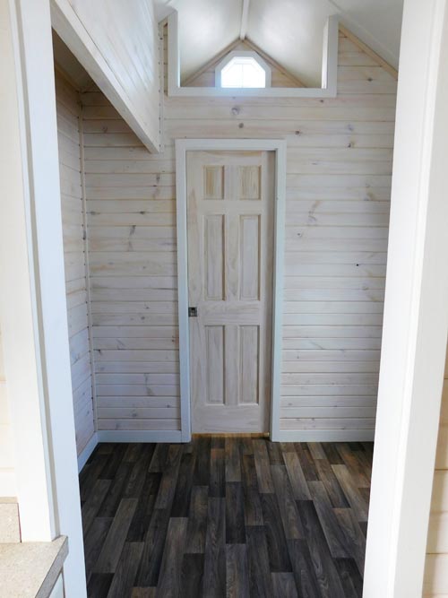 Door to Bathroom - Little Shack Out Back by Tiny Idahomes