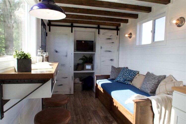 Living Area - Texas Tiny House by Tiny Heirloom