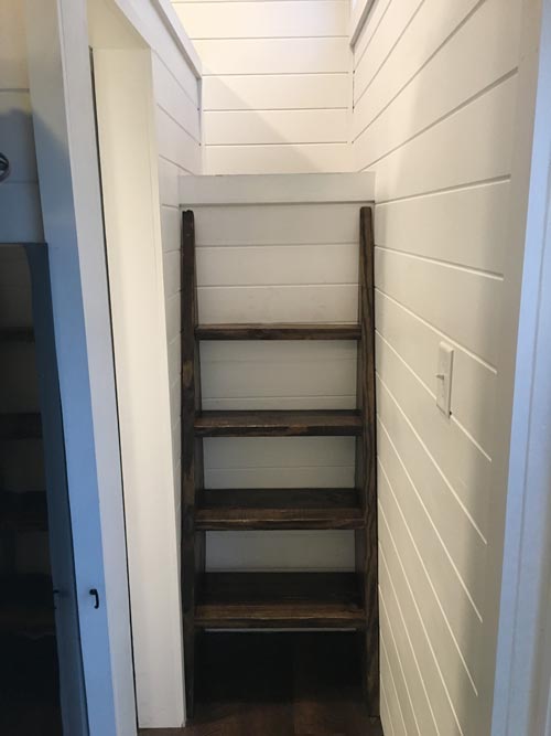 Ladder to Bedroom - Trinity by Alabama Tiny Homes