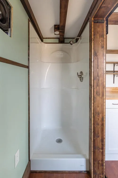 Shower Stall - Borough by Tiny House Chattanooga