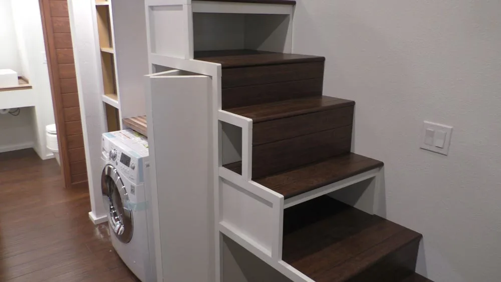 Storage Stairs - California Cruiser by Cornerstone Tiny Homes