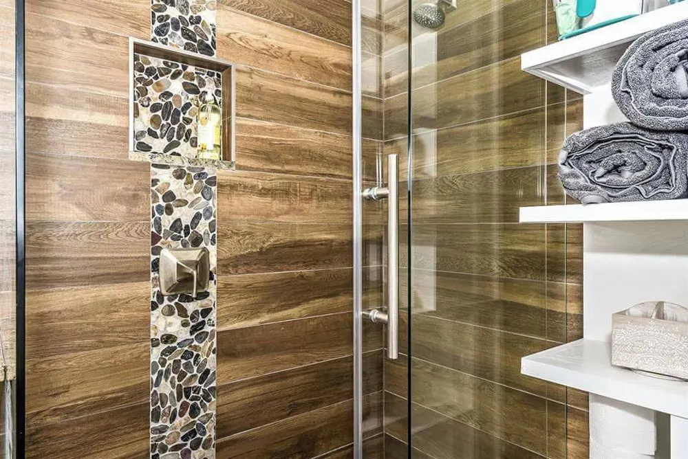 Shower Detail - Dreamwood by Humble Homes
