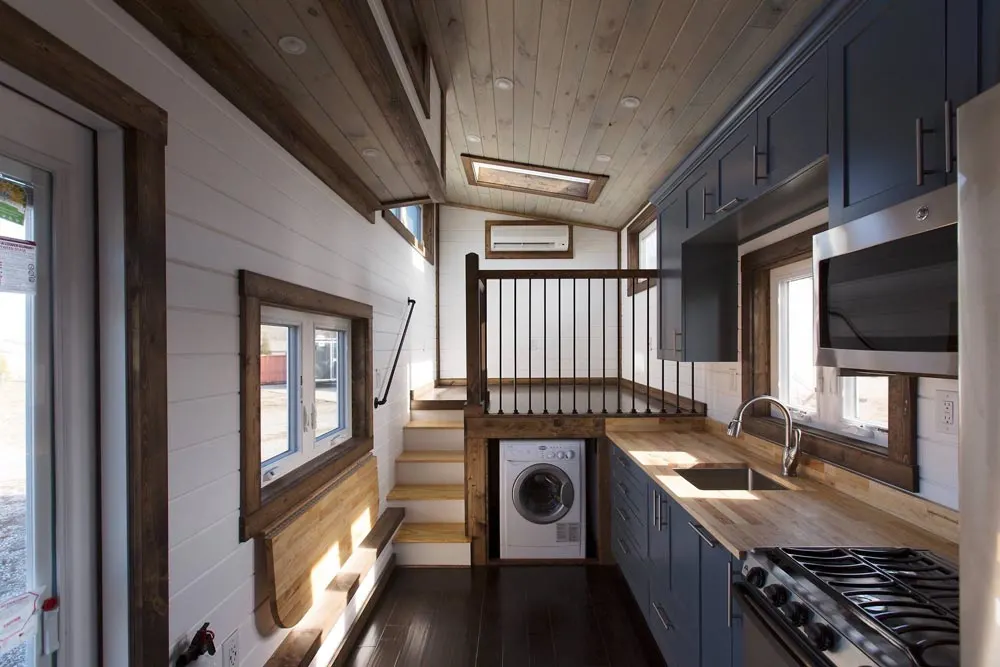 Kitchen & Living Room - Lookout v2 by Tiny House Chattanooga