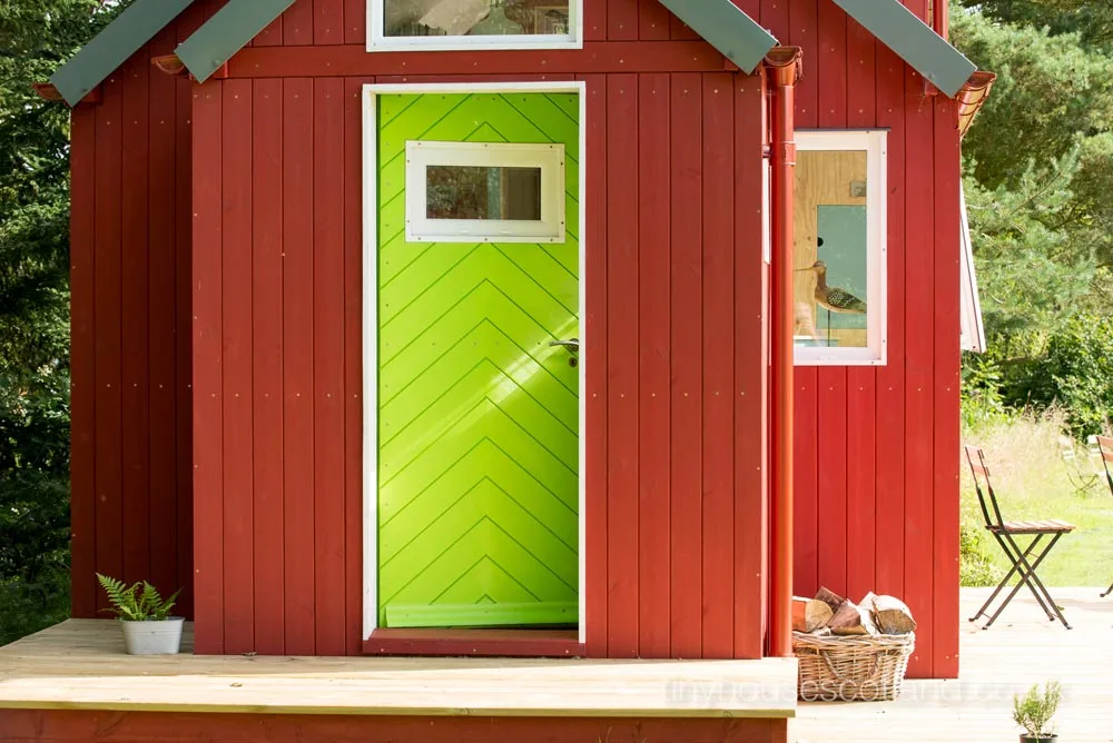 Front Door - NestHouse by Tiny House Scotland