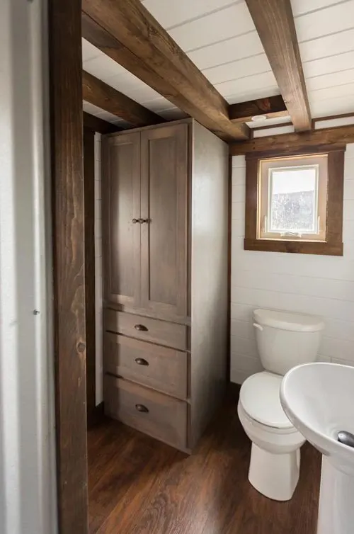 Bathroom Linen Closet - Outlander by Tiny House Chattanooga