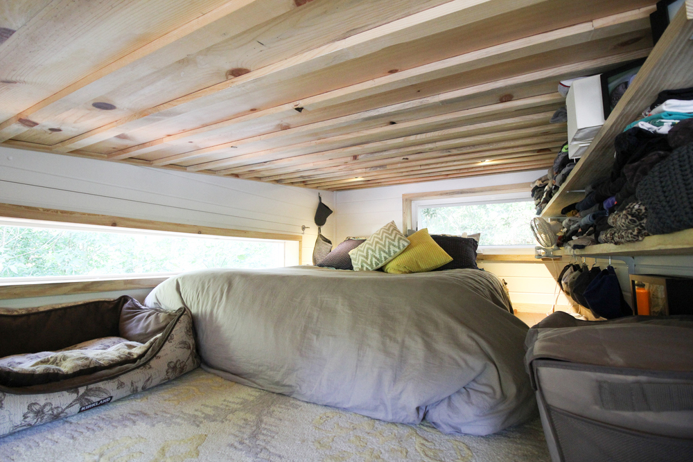Bedroom Loft - Urban Cabin by Portable Cedar Cabins