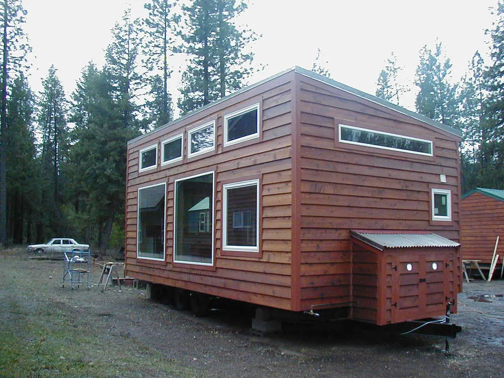 Large Windows - Urban Cabin by Portable Cedar Cabins