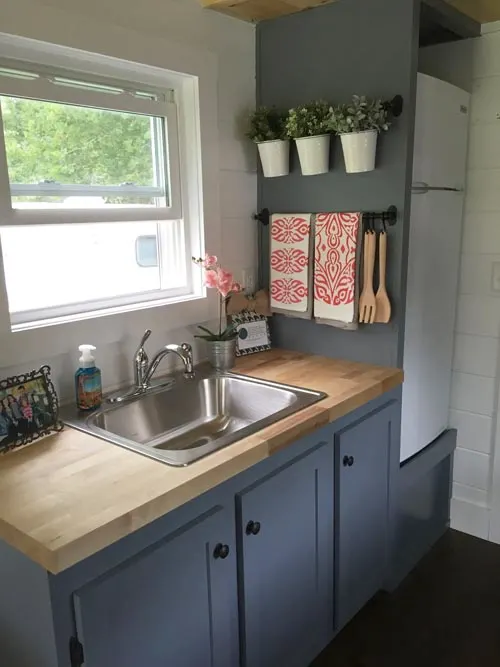 Butcher Block Counters - Wanigan by Burrow Tiny Homes
