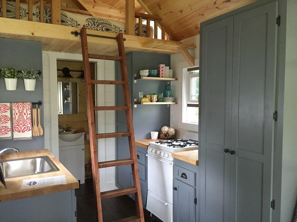 Galley Kitchen - Wanigan by Burrow Tiny Homes