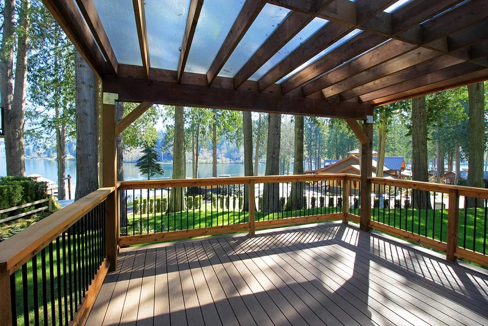 Covered Deck - Whidbey by West Coast Homes