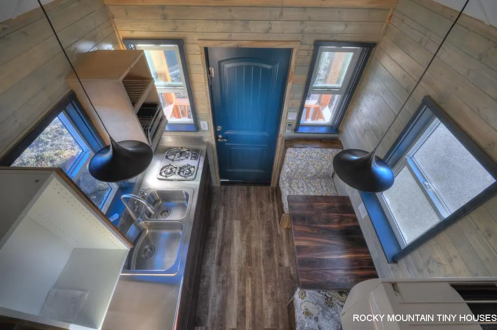 Kitchen & Dining - Ol' Berthoud Blue by Rocky Mountain Tiny Houses