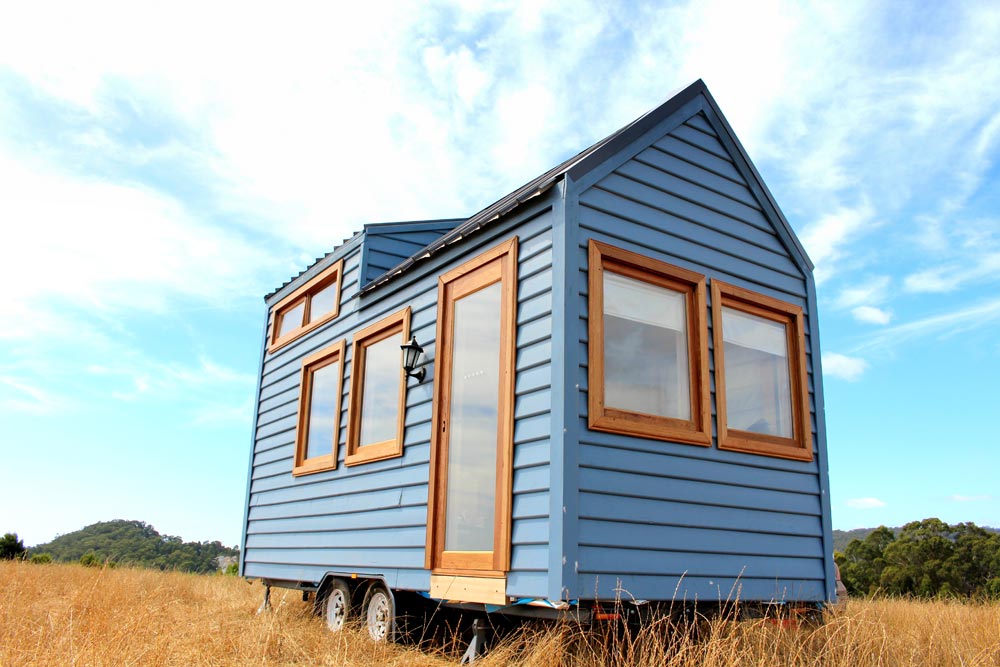 Australian Tiny House - Colonial Blue by Wagonhaus