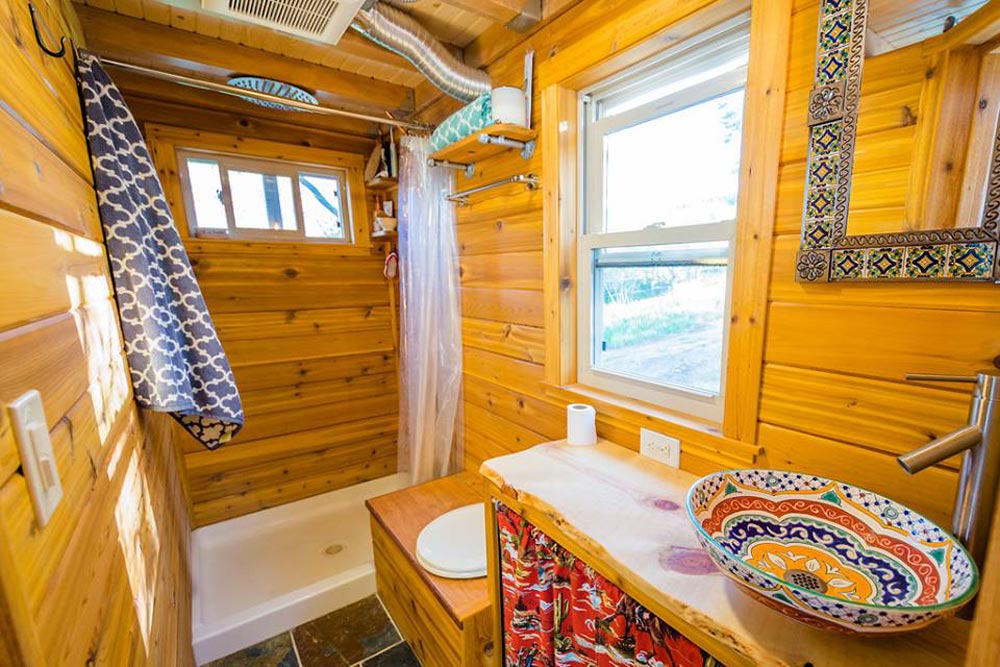 Bathroom - Eric & Oliver's Tiny House by Mitchcraft Tiny Homes