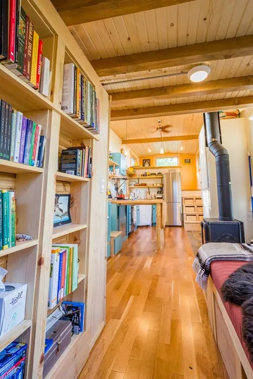 Bookshelves - Eric & Oliver's Tiny House by Mitchcraft Tiny Homes