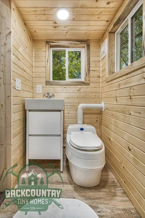 Bathroom - Juniper by Backcountry Tiny Homes