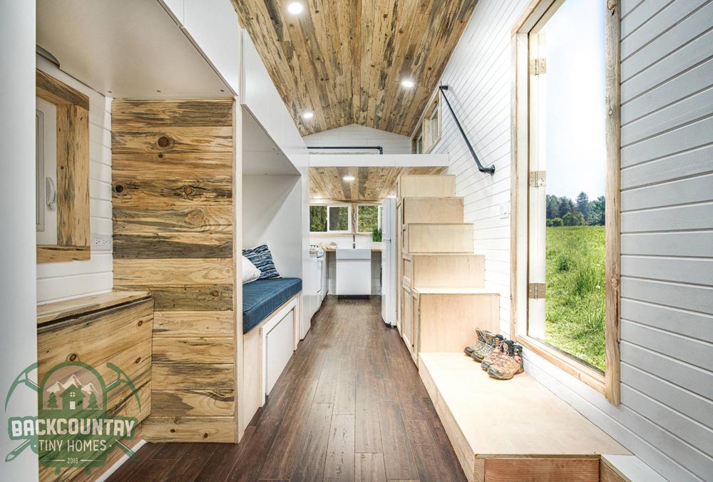 Beetle Kill Ceiling - Juniper by Backcountry Tiny Homes