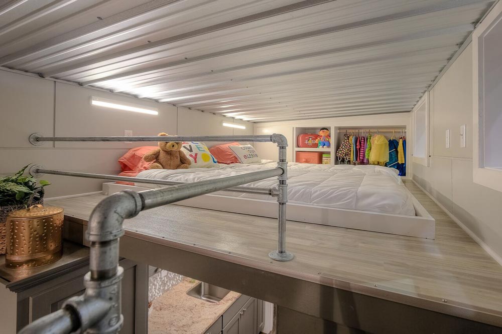 Bedroom Loft - Modern Empty Nester by Custom Container Living