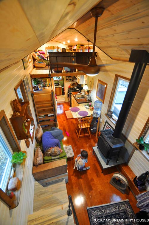 Aerial View - Red Mountain by Rocky Mountain Tiny Houses
