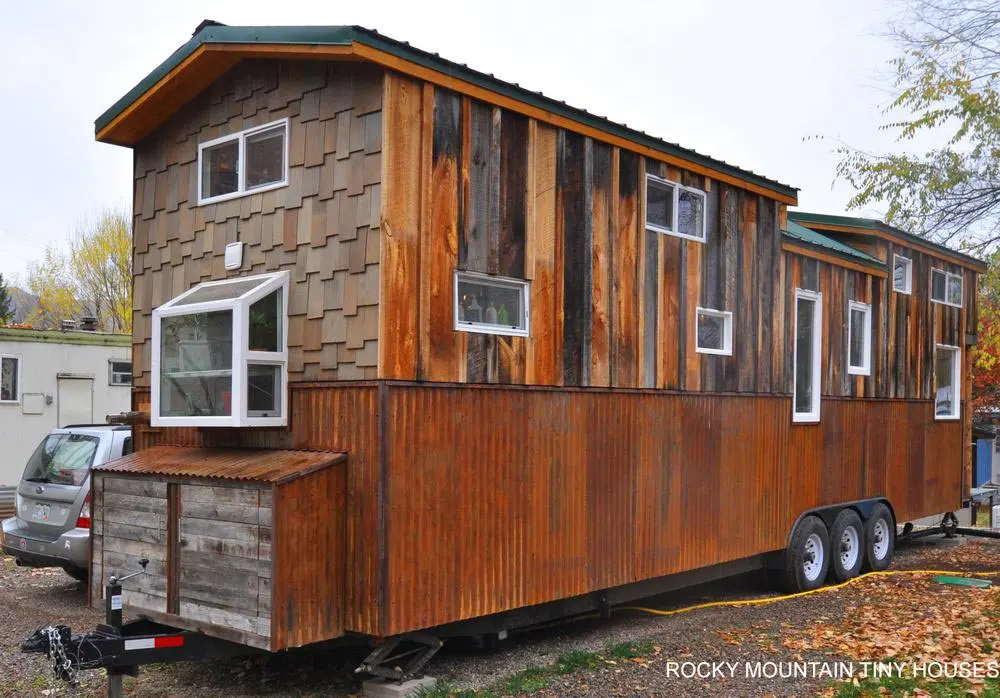 Rustic Tiny House - Red Mountain by Rocky Mountain Tiny Houses
