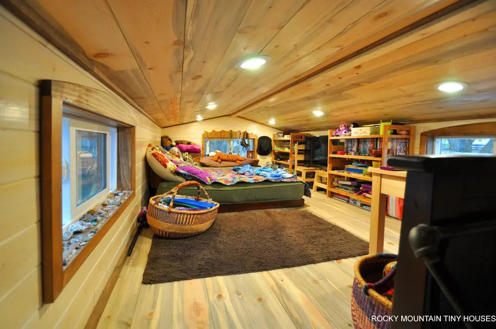 Kids' Bedroom Loft - Red Mountain by Rocky Mountain Tiny Houses