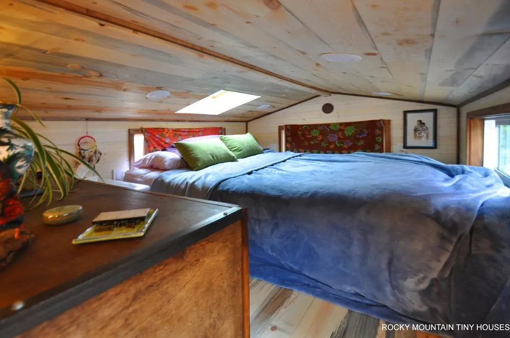 Master Bedroom Loft - Red Mountain by Rocky Mountain Tiny Houses