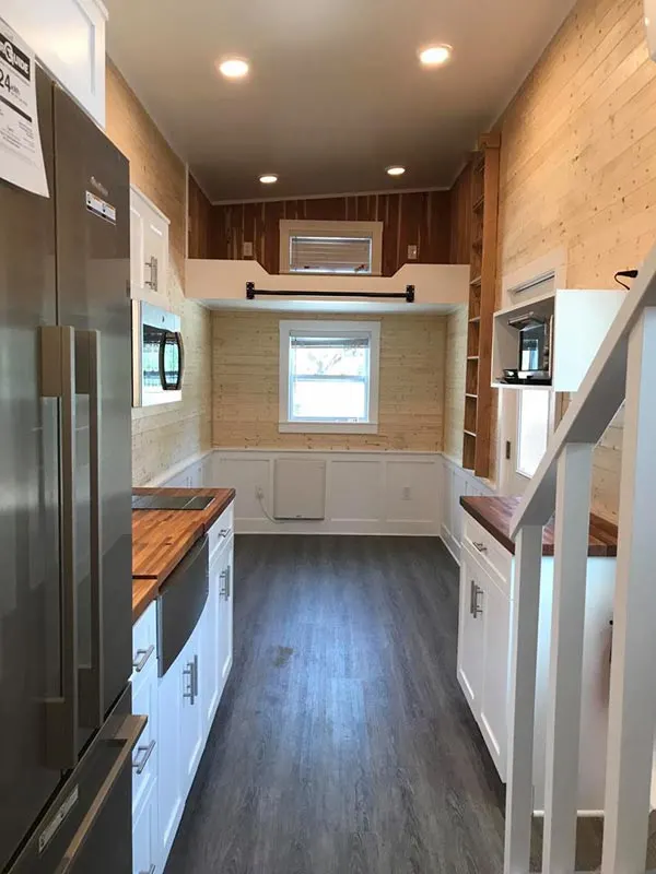 Kitchen & Living Room - Sportsman by A New Beginning Tiny Homes