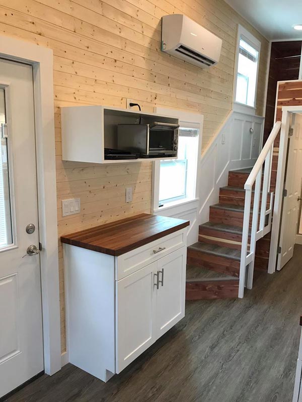 Cabinet & Toaster Space - Sportsman by A New Beginning Tiny Homes
