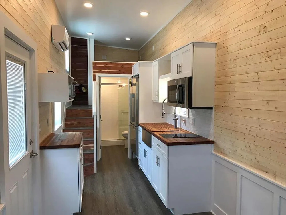 Galley Kitchen - Sportsman by A New Beginning Tiny Homes