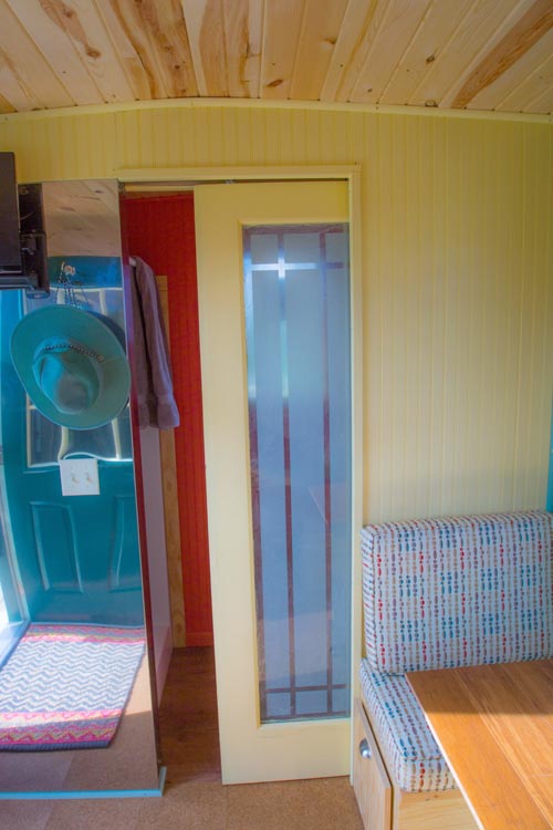Bathroom Pocket Door - Starlighter by Show-Me Tiny Homes