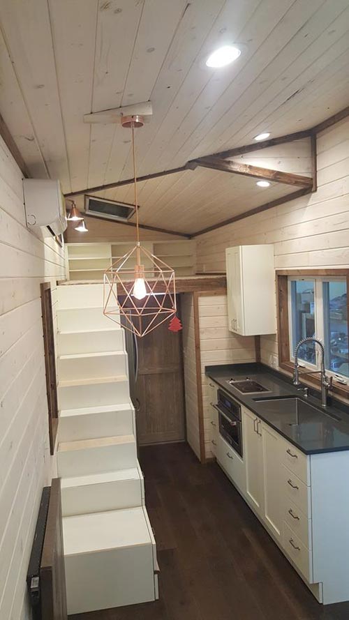 Storage Stairs - Warehouse by Alpine Tiny Homes