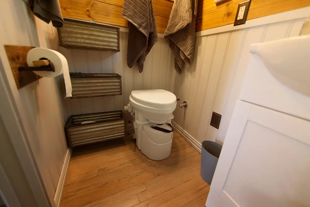Composting Toilet - Barton Ranch by Sasquatch Custom Homes