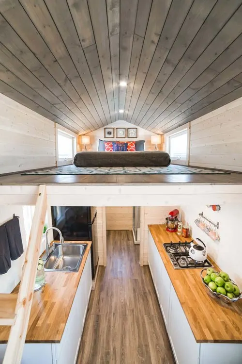 Aerial View - Bunkhouse by Uncharted Tiny Homes