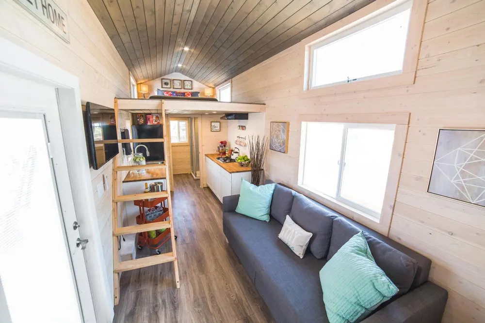 Living Room - Bunkhouse by Uncharted Tiny Homes