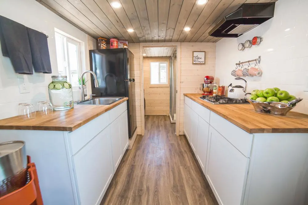 Galley Kitchen - Bunkhouse by Uncharted Tiny Homes