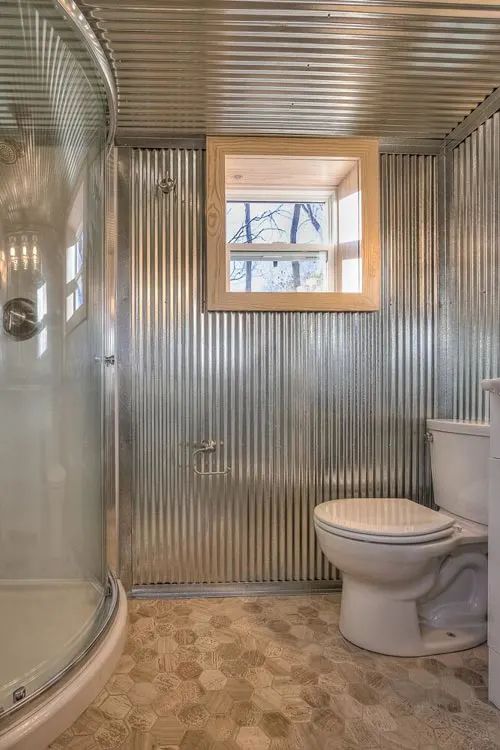 Corrugated Metal Walls - Happy Twogether by Custom Container Living