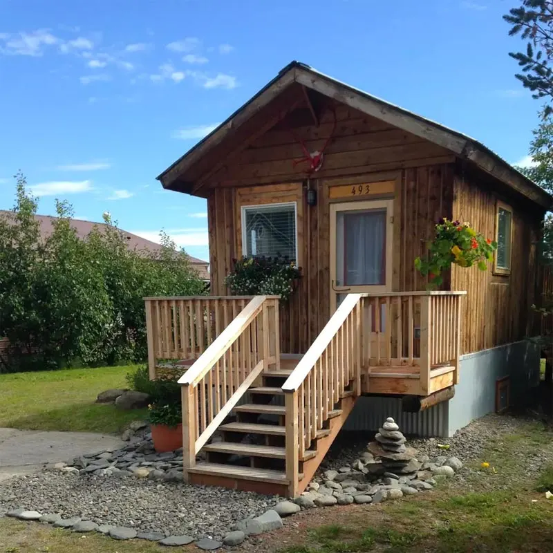 Front Deck - Homer's Downtown Tiny House