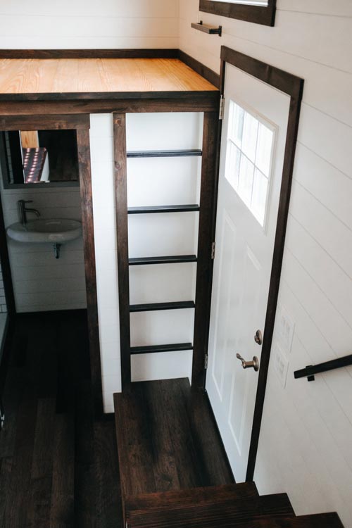 Steel Loft Ladder - Ironclad by Wind River Tiny Homes