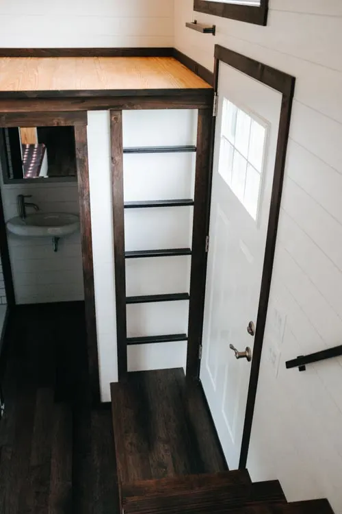 Steel Loft Ladder - Ironclad by Wind River Tiny Homes