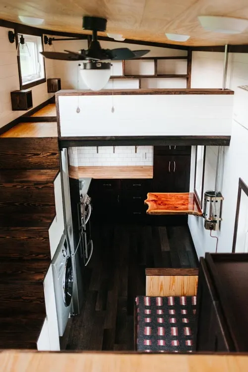 View From Loft - Ironclad by Wind River Tiny Homes