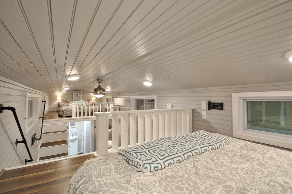 Bedroom Loft with Rail - Kate by Tiny House Building Company