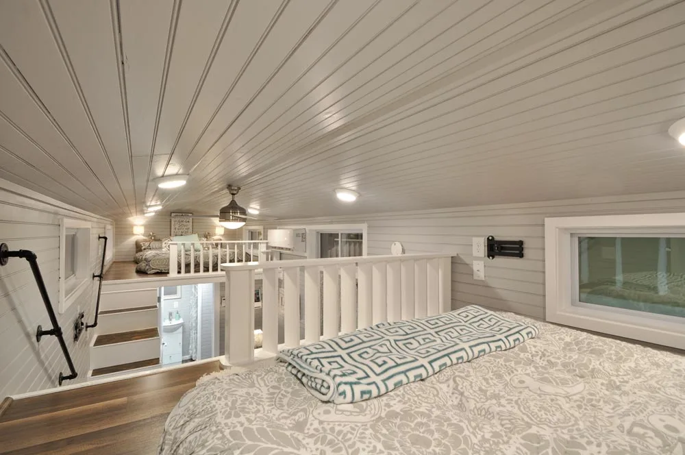 Bedroom Loft with Rail - Kate by Tiny House Building Company