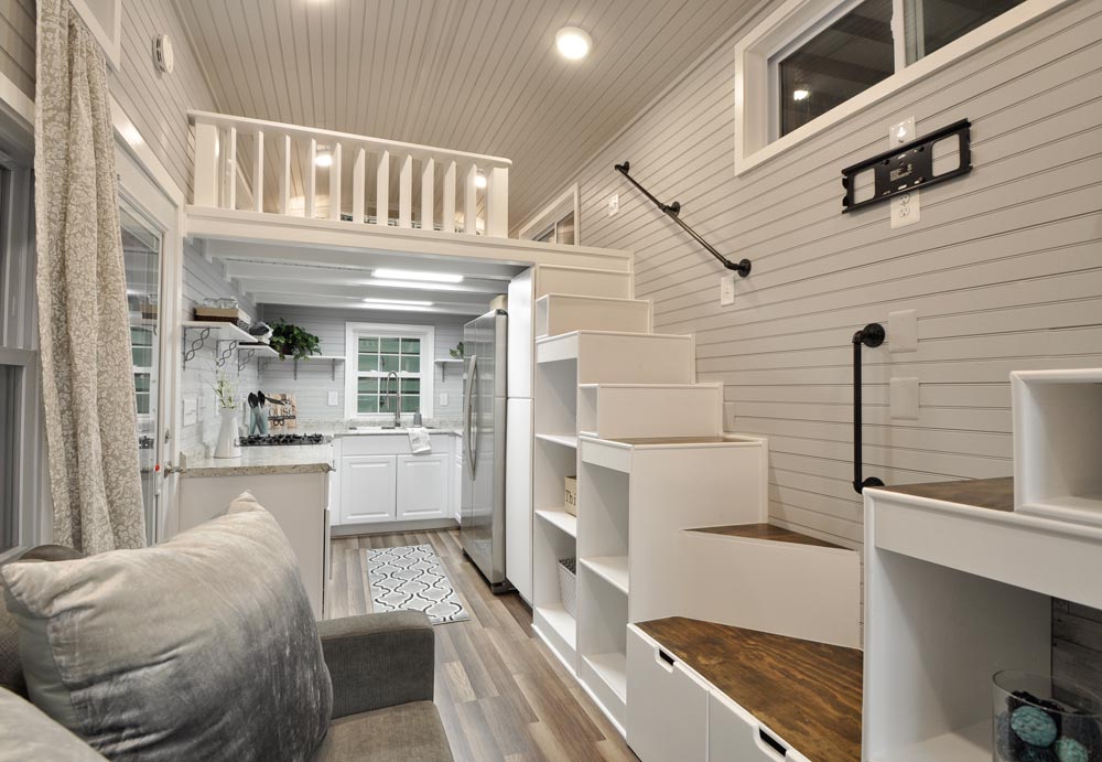 Double Storage Staircase - Kate by Tiny House Building Company