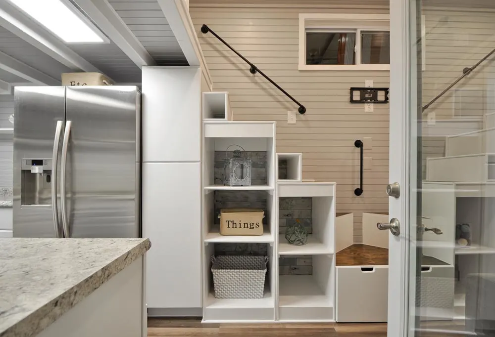 Refrigerator & Storage - Kate by Tiny House Building Company