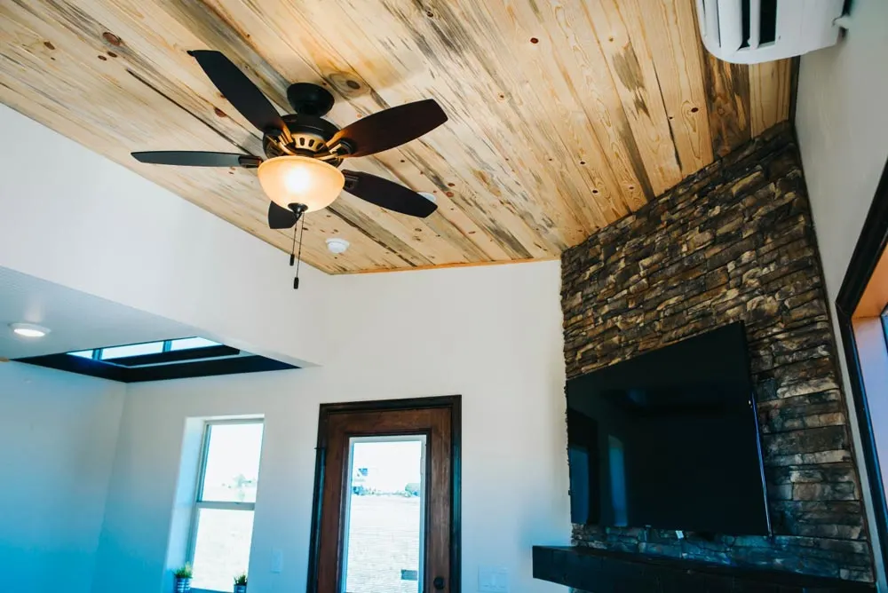 Beetle Kill Wood Ceiling - Mount Antero by The Tiny Home Co.