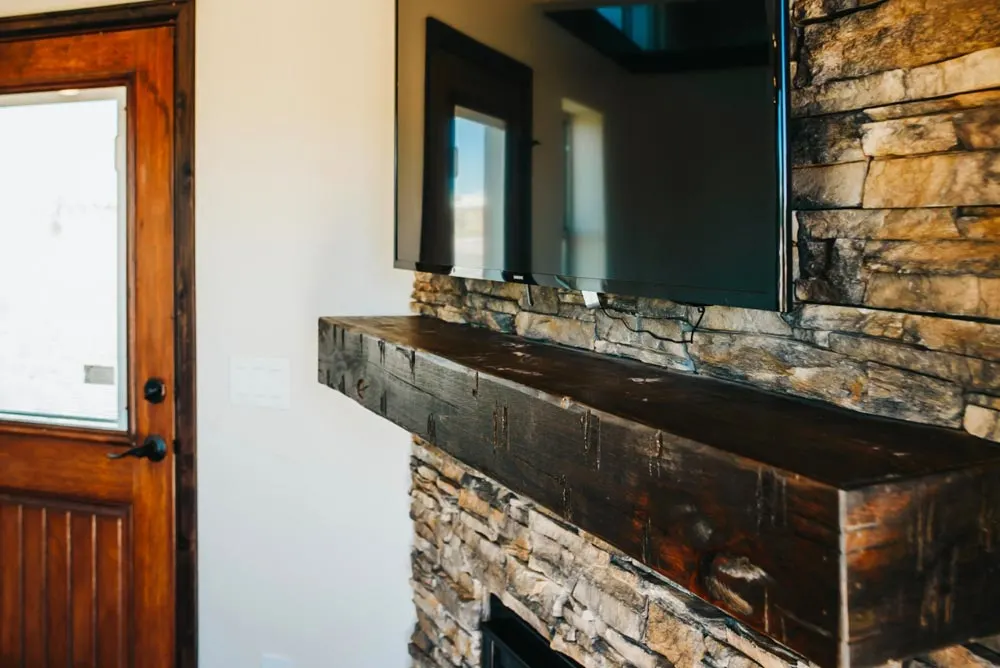 Fireplace Mantel - Mount Antero by The Tiny Home Co.